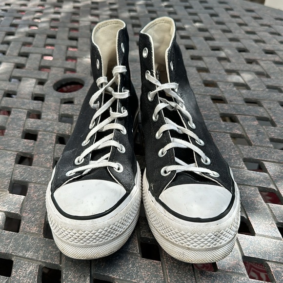 Converse All Stars platform high tops 8.5 - Picture 3 of 6